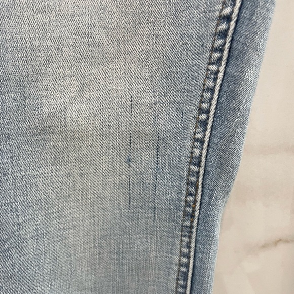 Pistola Arielle Skinny Scissor Cut Hem Frayed Jean blue sky size 29 - Picture 6 of 11